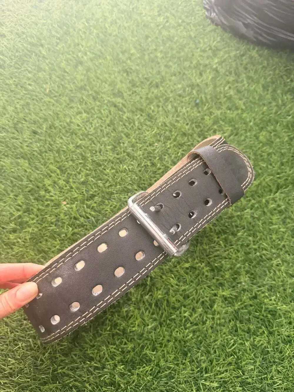 Harbinger Weight Lifting Belt Size M Black Padded Leather